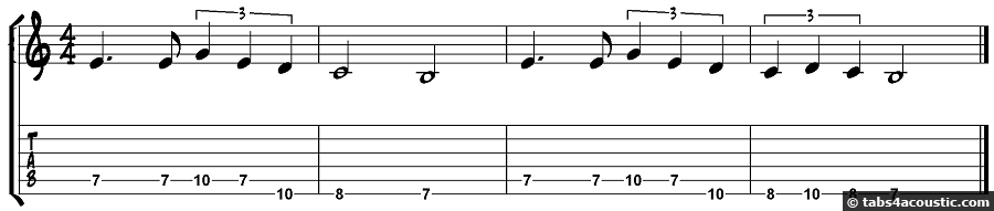 tab, seven nation army, couplet
