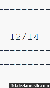 slide tablature internet (ASCII)