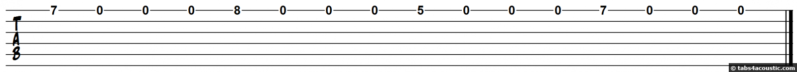 Premier exercice, variation 2