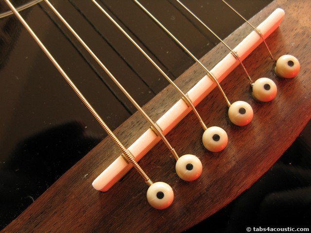 Fabrication d'un sillet de chevalet Folk, Cours de Guitare