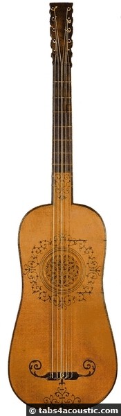 guitare au XVIIeme siecle