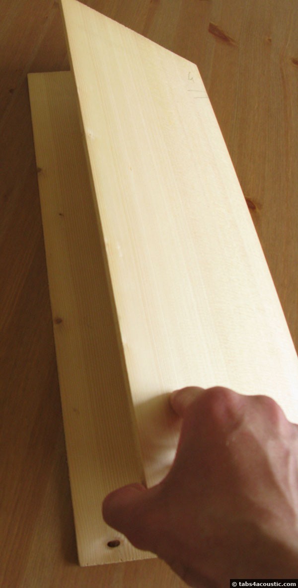 table d'harmonie lame de scie