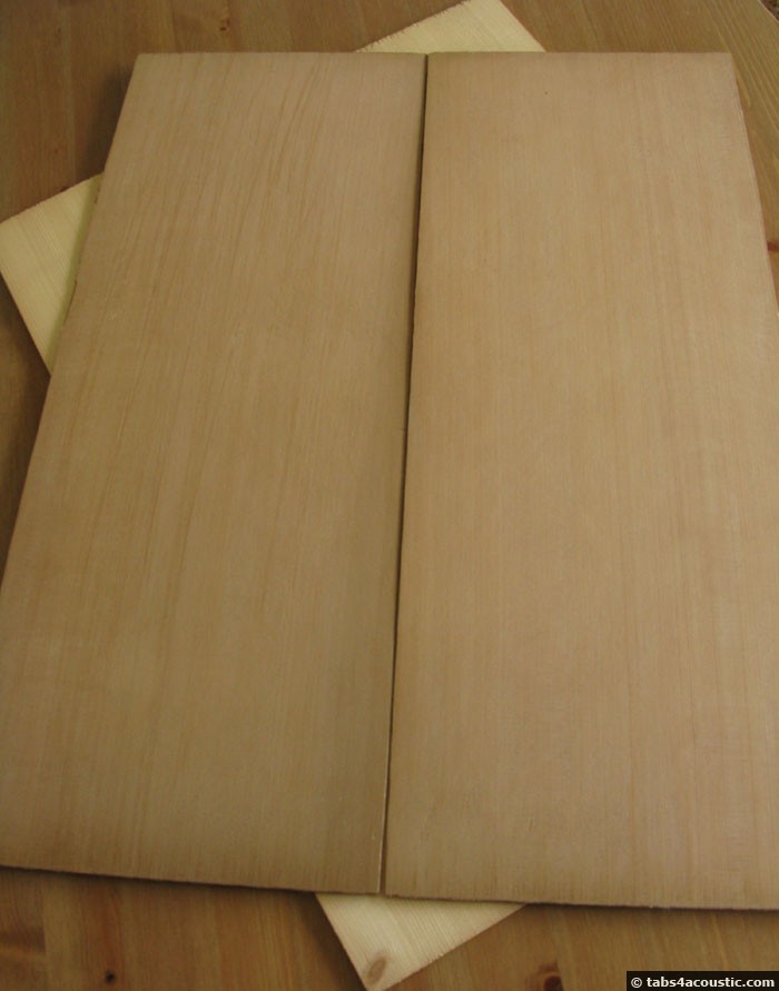 table guitare red cedar
